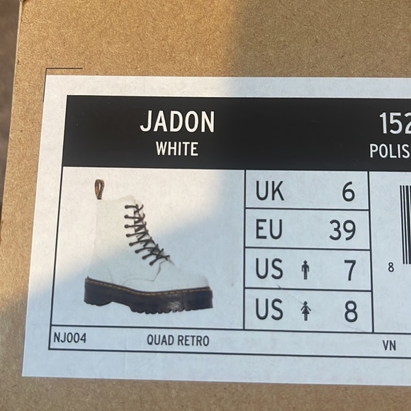 Dr. Martens JADON BOOT SMOOTH LEATHER PLATFORMS - Picture 6 of 9